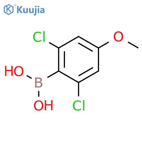 BORONIC ACID, (2,6-DICHLORO-4-METHOXYPHENYL)- structure