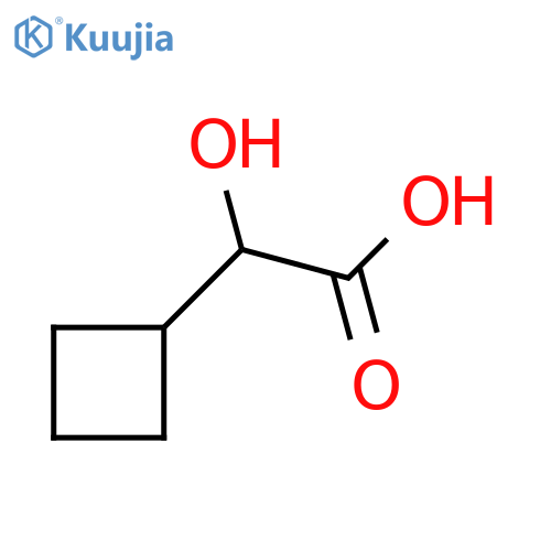 (2S)-2-cyclobutyl-2-hydroxyacetic acid structure