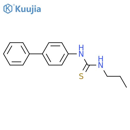 1-(Biphenyl-4-yl)-3-propylthiourea structure