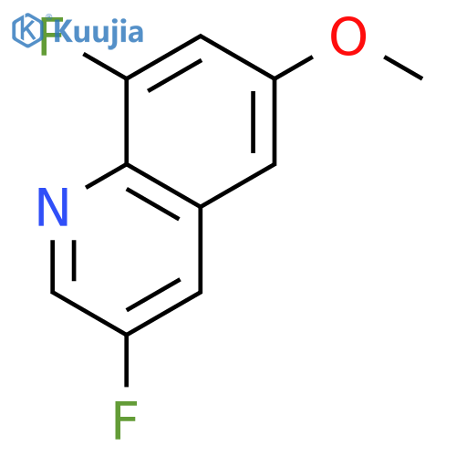 QUINOLINE, 3,8-DIFLUORO-6-METHOXY- structure