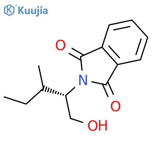 1H-Isoindole-1,3(2H)-dione, 2-[(1S)-1-(hydroxymethyl)-2-methylbutyl]- structure