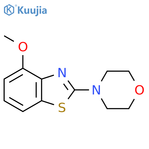 4-methoxy-2-(morpholin-4-yl)-1,3-benzothiazole structure