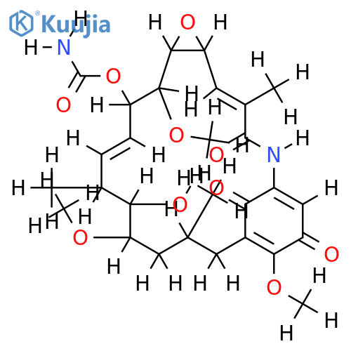 4,5-epoxy-8-demethylgeldanamycin structure