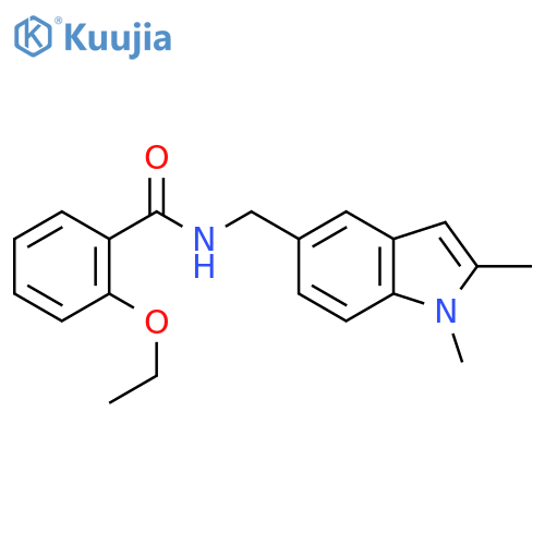 N-(1,2-dimethyl-1H-indol-5-yl)methyl-2-ethoxybenzamide structure