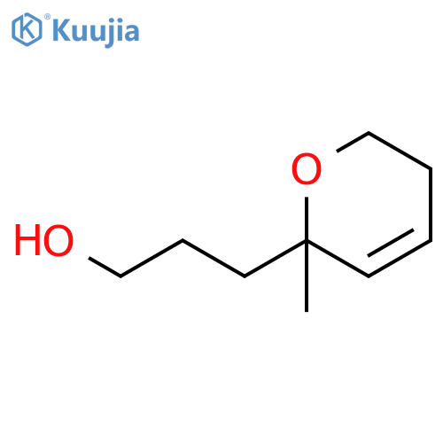 2H-Pyran-2-propanol, 5,6-dihydro-2-methyl- structure
