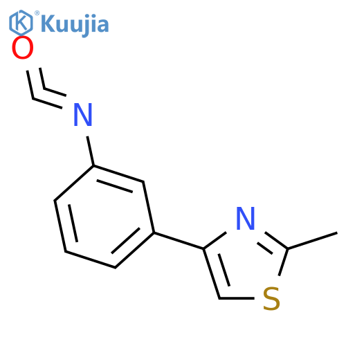 4-(3-isocyanatophenyl)-2-methyl-1,3-thiazole structure
