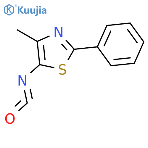 Thiazole,5-isocyanato-4-methyl-2-phenyl- structure