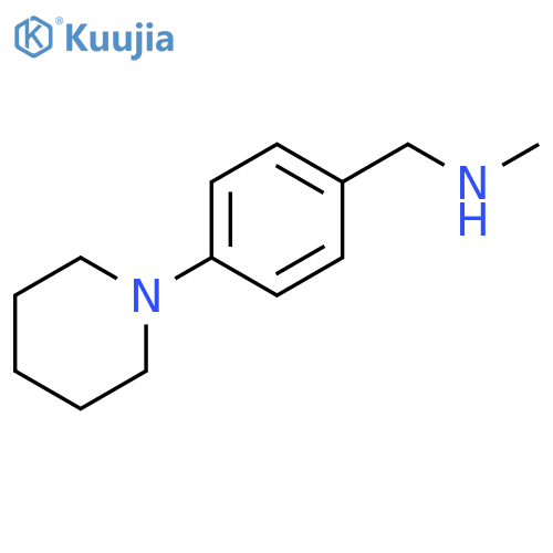 N-methyl-N-(4-piperidin-1-ylbenzyl)amine structure