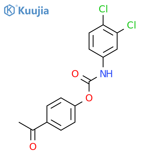 4-acetylphenyl (3,4-dichlorophenyl)carbamate structure