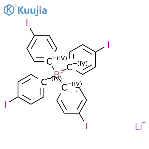 Lithium tetrakis(4-iodophenyl)borate structure