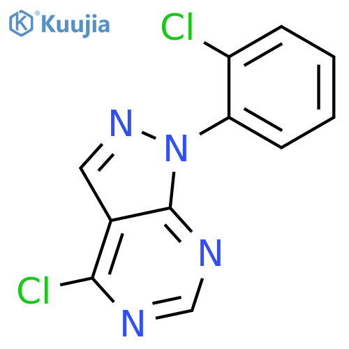 4-chloro-1-(2-chlorophenyl)-1H-pyrazolo[3,4-d]pyrimidine structure