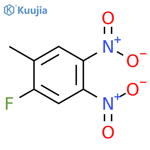 Benzene, 1-fluoro-2-methyl-4,5-dinitro- structure
