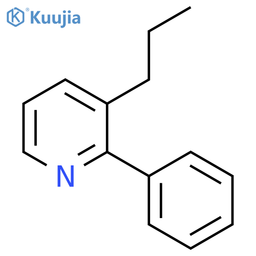 Pyridine,2-phenyl-3-propyl- structure