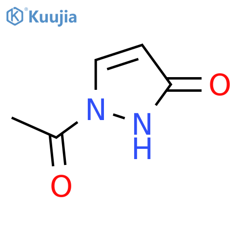 1-Acetyl-1,2-dihydro-3H-pyrazol-3-one structure