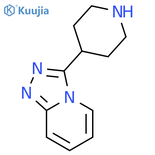 4-{[1,2,4]triazolo[4,3-a]pyridin-3-yl}piperidine structure