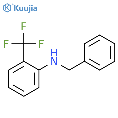 BENZENEMETHANAMINE, N-[2-(TRIFLUOROMETHYL)PHENYL]- structure