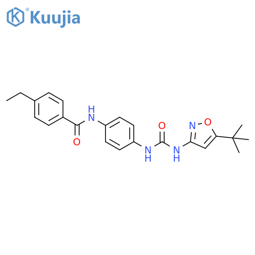 Benzamide,N-[4-[[[[5-(1,1-dimethylethyl)-3-isoxazolyl]amino]carbonyl]amino]phenyl]-4-ethyl- structure