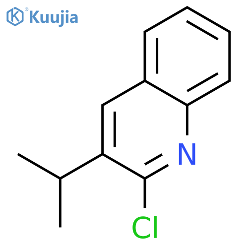 Quinoline, 2-chloro-3-(1-methylethyl)- structure