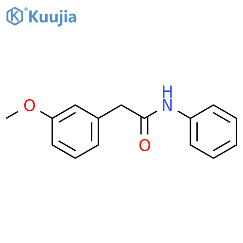 2-(3-methoxyphenyl)-N-phenylacetamide structure
