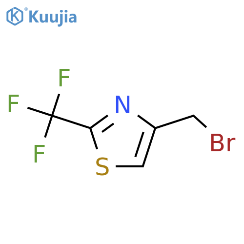 4-(Bromomethyl)-2-(trifluoromethyl)thiazole structure