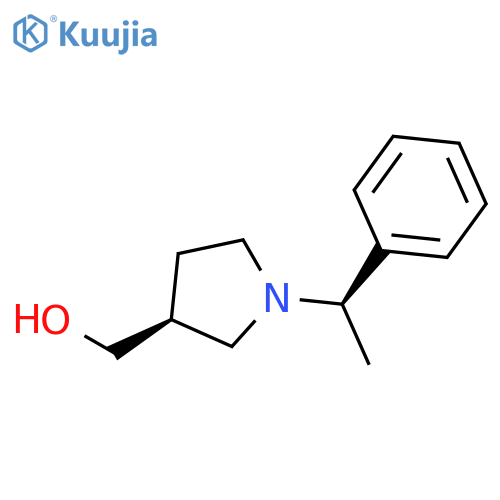 ((S)-1-((R)-1-phenylethyl)pyrrolidin-3-yl)methanol structure