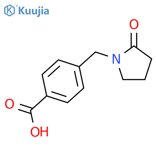 4-(2-oxopyrrolidin-1-yl)methylbenzoic Acid structure
