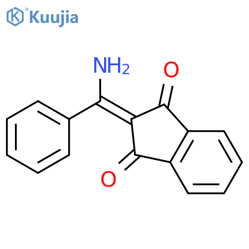 2-[amino(phenyl)methylidene]indene-1,3-dione structure