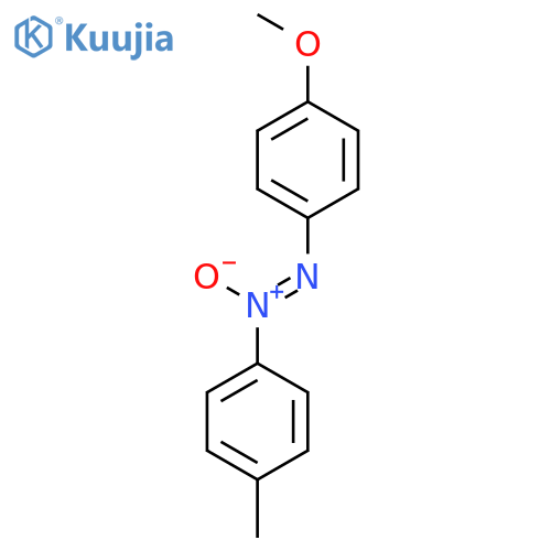 Diazene, (4-methoxyphenyl)(4-methylphenyl)-, 1-oxide structure