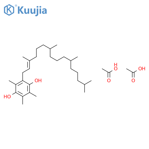 2,3,5-Trimethyl-6-(3,7,11,15-tetramethyl-2-hexadecen-1-yl)-1,4-benzenediol 1,4-Diacetate structure