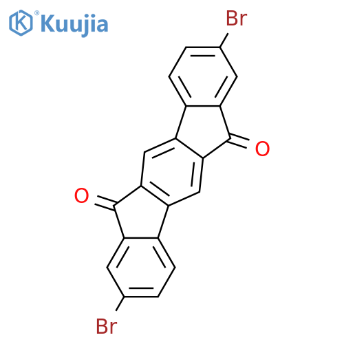 2,8-Dibromoindeno[1,2-b]fluorene-6,12-dione structure
