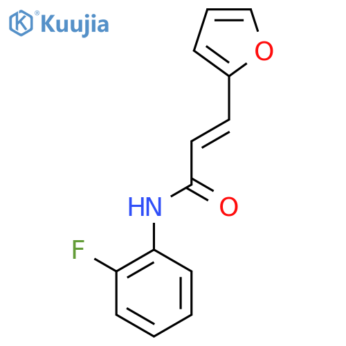 N-(2-Fluoro-phenyl)-3-furan-2-YL-acrylamide structure