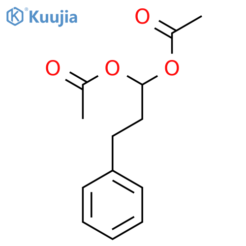 3-phenylpropane-1,1-diyl Diacetate structure