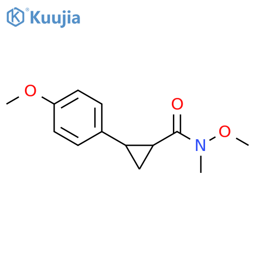 N-Methoxy-2-(4-Methoxyphenyl)-N-MethylcyclopropanecarboxaMide structure
