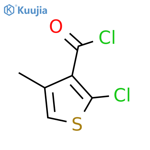 2-chloro-4-methylthiophene-3-carbonyl chloride structure
