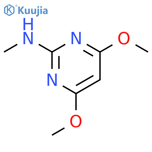 4,6-dimethoxy-N-methylpyrimidin-2-amine structure