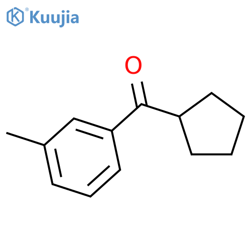Cyclopentyl 3-methylphenyl ketone structure