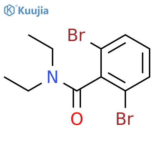 Benzamide, 2,6-dibromo-N,N-diethyl- structure