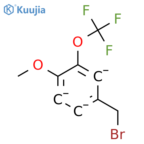4-Methoxy-3-(trifluoromethoxy)benzyl bromide structure