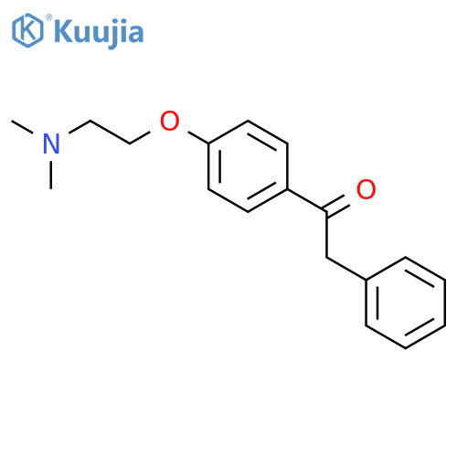ETHANONE, 1-[4-[2-(DIMETHYLAMINO)ETHOXY]PHENYL]-2-PHENYL- structure