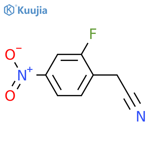 2-(2-Fluoro-4-nitrophenyl)acetonitrile structure