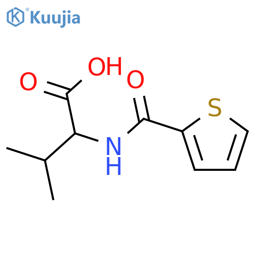 3-Methyl-2-(thiophen-2-ylformamido)butanoic Acid structure