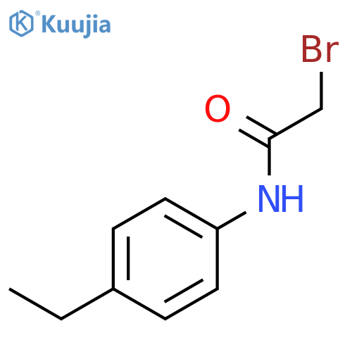 2-Bromo-N-(4-ethylphenyl)acetamide structure