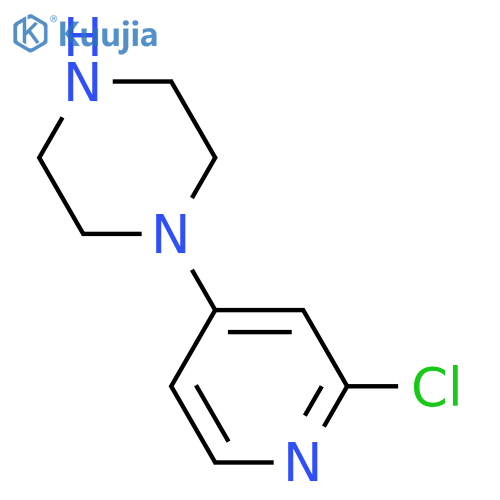 1-(2-Chloropyridin-4-yl)piperazine structure