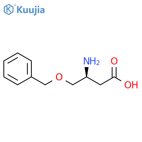 (3S)-3-amino-4-(benzyloxy)butanoic acid structure