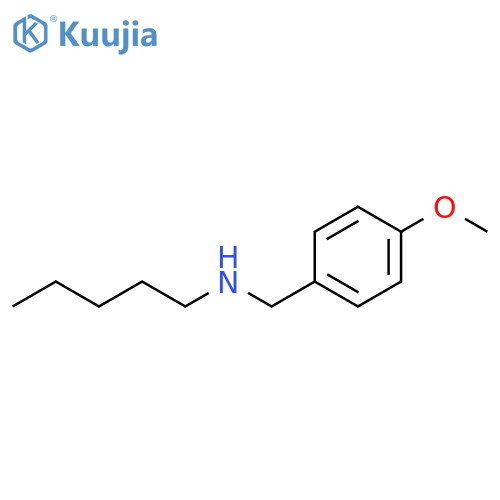 (4-methoxyphenyl)methyl(pentyl)amine structure
