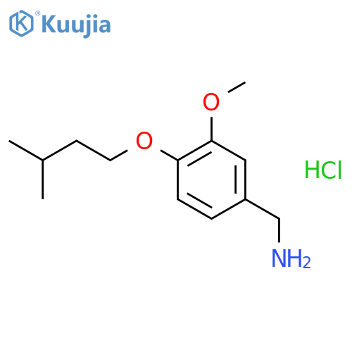 3-Methoxy-4-(3-methylbutoxy)benzylamine Hydrochloride structure