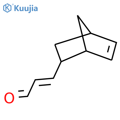 3-{bicyclo2.2.1hept-5-en-2-yl}prop-2-enal structure