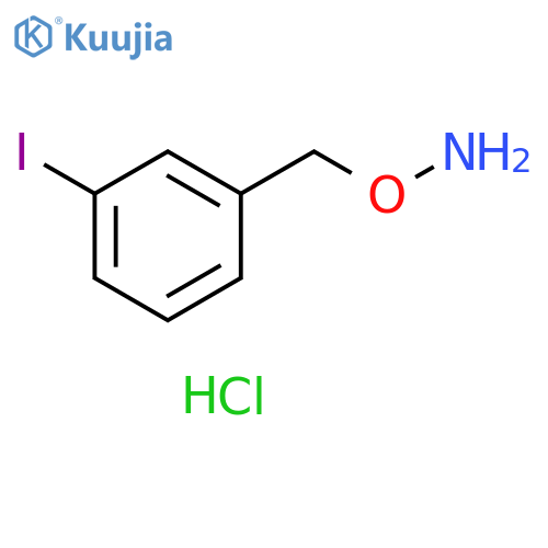 Hydroxylamine, O-[(3-iodophenyl)methyl]-, hydrochloride (1:1) structure