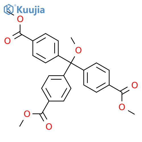 BENZOIC ACID, 4,4',4''-(METHOXYMETHYLIDYNE)TRIS-, TRIMETHYL ESTER structure