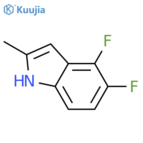 4,5-Difluoro-2-methylindole structure